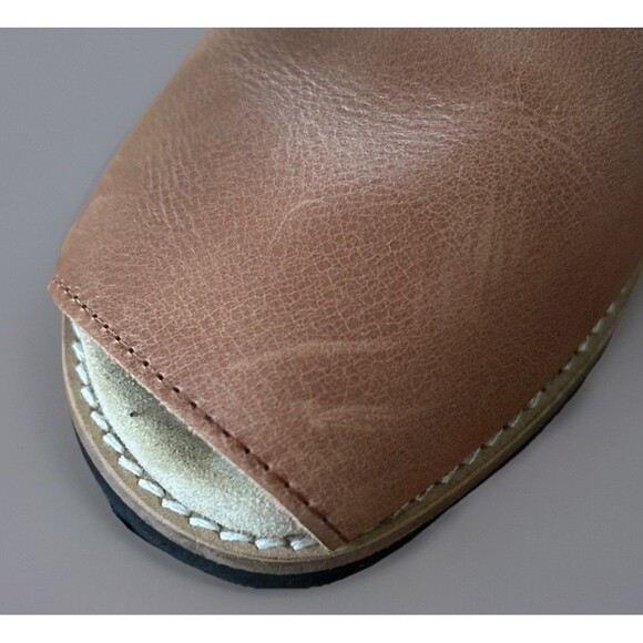 PONS Avarcas In Atomic Brown Sandals Classic Style Slip On Size 8 - Picture 7 of 7